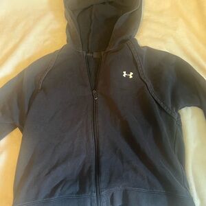 Under Armour Women's Black Full-Zip Hoodie